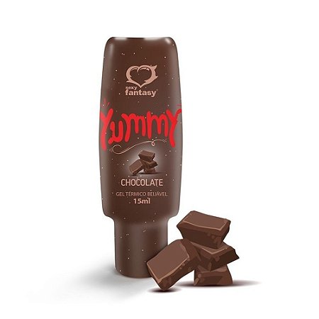 Gel Térmico Comestível YUMMY 15 ml Chocolate - Sexy Fantasy