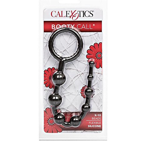 Bolinha Tailandesa Anal Com 8 Esferas Preto - Beads Booty Call