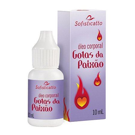 Gotas Da Paixão Óleo Excitante Hot 10ml Sofisticatto Sexshop