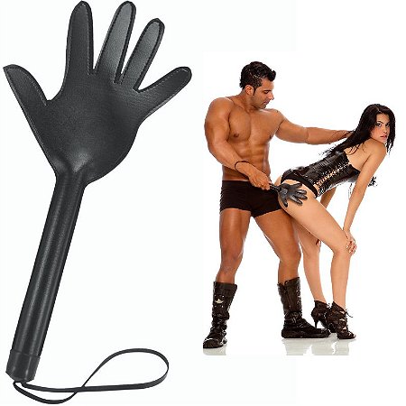 Chibata Erótica em formato de Mão 38cm BDSM - Sexshop
