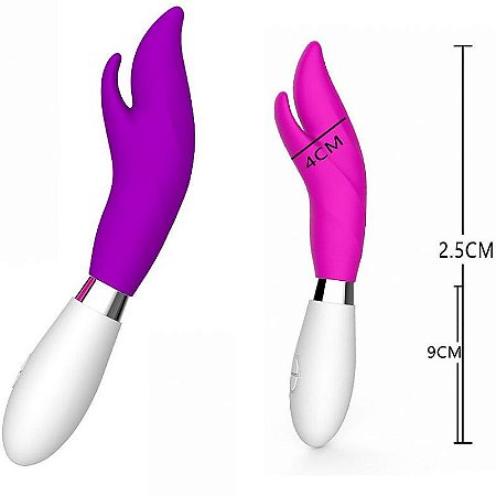 Vibrador Ponto G e Estimulador Clitóris - Green Baby