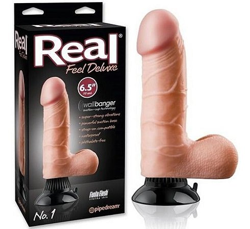 Dildo Real Feel Deluxe Nº 1 - Pênis Realístico Vibrador