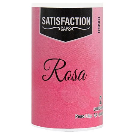 Bolinha Aromática Rosa 02 Unidades Satisfaction