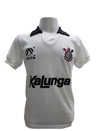Camisa do Corinthians Kalunga - Mister Barros Futebol Retrô
