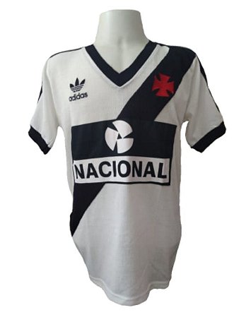 Camisa Retrô Vasco - Banco Nacional - Mister Barros Futebol Retrô