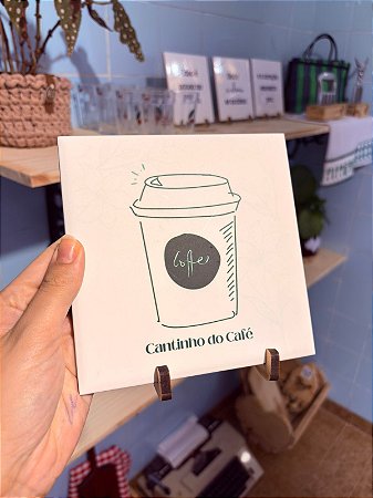 Azulejo cantinho do café 15x15cm