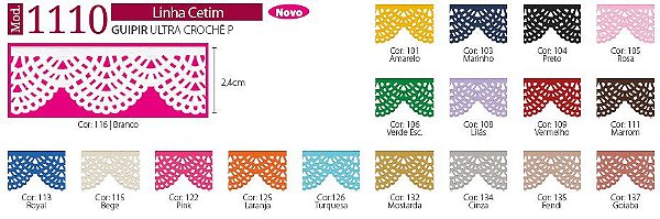Guipir Ultra Crochê - Mod. 1110