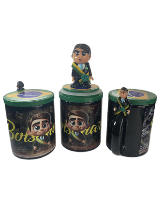 Caneca Bolsonaro preta