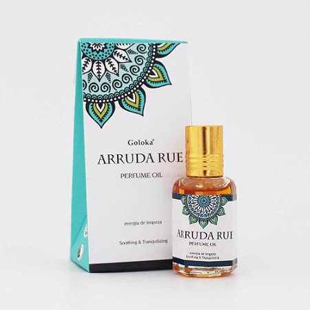 Perfume Indiano Arruda - Goloka - Para Pele e Difusor -10ml