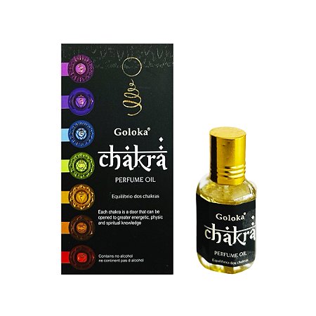 Perfume Indiano Chakra - Goloka - 10ml- Para pele e Difusor.