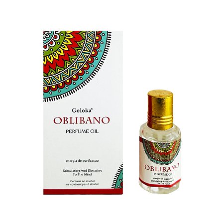 Perfume Indiano Olíbano - Goloka - 10ml - Para Pele e Difusor.