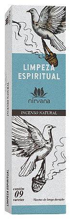 Incenso Nirvana Natural - Limpeza Espiritual - Linha Tradicional