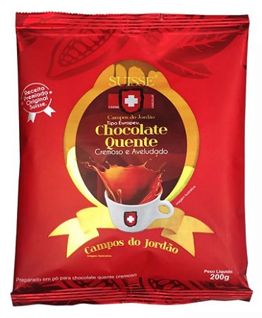 Chocolate Quente Cremoso Suisse Chocolat Sem Glúten 200g