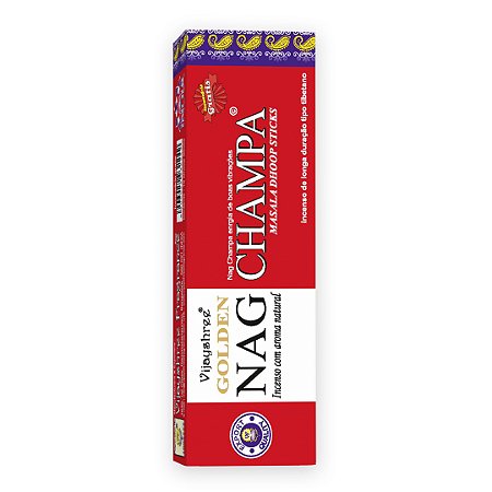 Incenso Indiano Golden Nag Dhoop Sticks - Champa