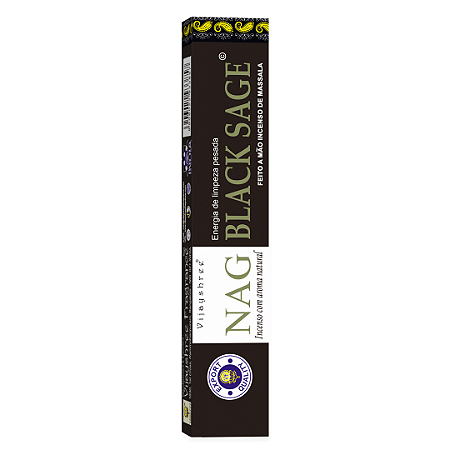 Incenso Golden Nag Massala - Black Sage - 15 varetas