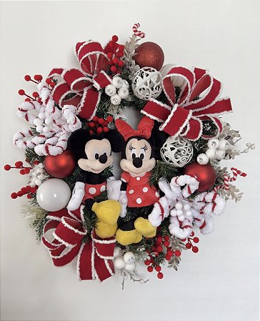 Guirlanda Natal Mickey e Minnie