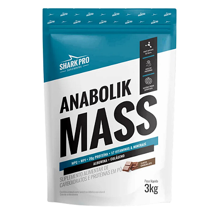 Anabolik Mass Chocolate 3kg - Shark Pro