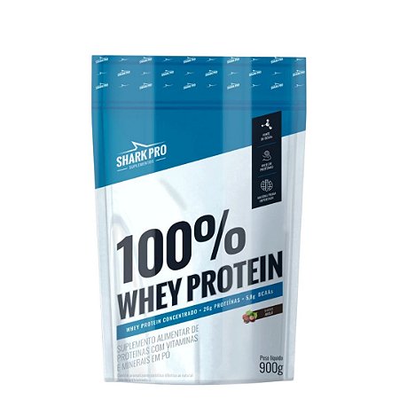 100% Whey Refil Avelã 900g - Shark Pro