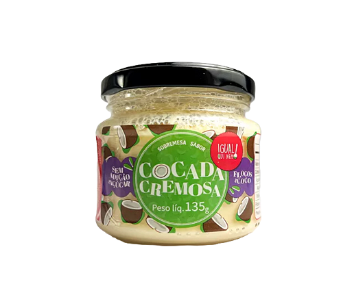 Cocada Cremosa 135g - Igual Qui Nem