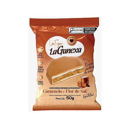 Alfajor Caramelo Salgado 50g - La Ganexa