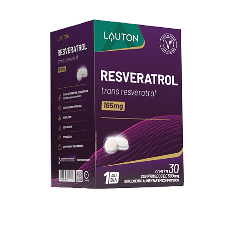 Resveratrol 30comp de 165mg - Lauton