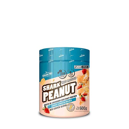 Pasta de Amendoim Sabor Floresta Branca 600g - Shark Pro