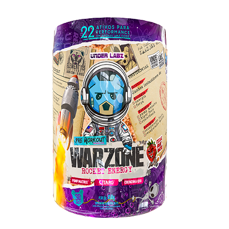 Warzone Rocket Energy Cosmic Fruit Battle 450g - Under Labz