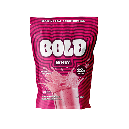 Bold Whey Mousse de Morango 900g