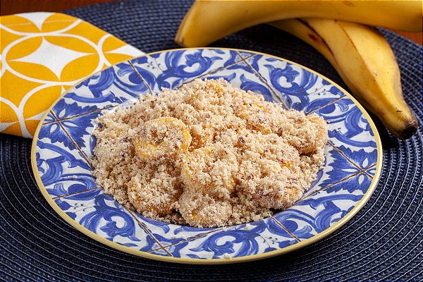 Farofa de banana da terra congelada 100g