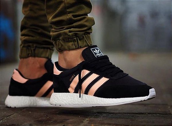 adidas iniki feminino preto e rosa