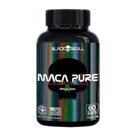 Maca Pure (100% Maca Peruana) - 60 Caps - Black Skull