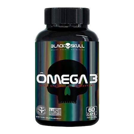 Ômega 3 (EPA+DHA) - 90 Caps - Black Skull