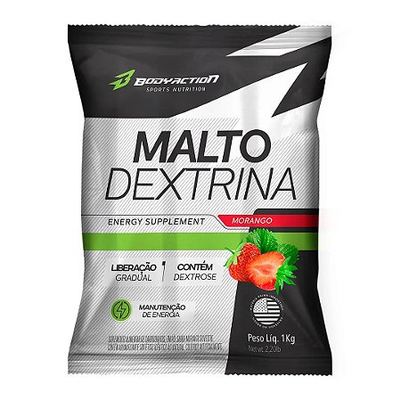 Maltodextrina - Pouch 1Kg - BodyAction