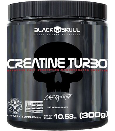 Creatine Turbo - Pote - 300g - Black Skull