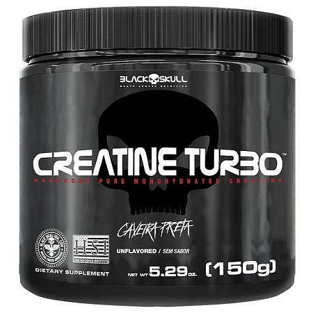 Creatine Turbo - Pote - 150g - Black Skull