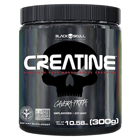 Creatine - Creatina Monohidratada - 300g - Black Skull