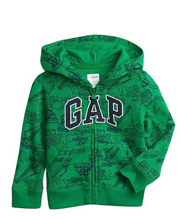 Blusa de Moletom GAP Logo Verde - Compre Agora