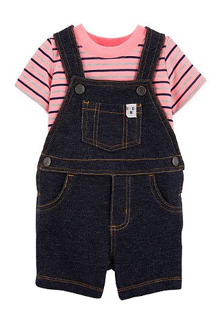 JARDINEIRA CARTER'S -  JEANS - MENINO