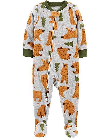 MACACÃO FLEECE CARTER'S - URSO - MENINO
