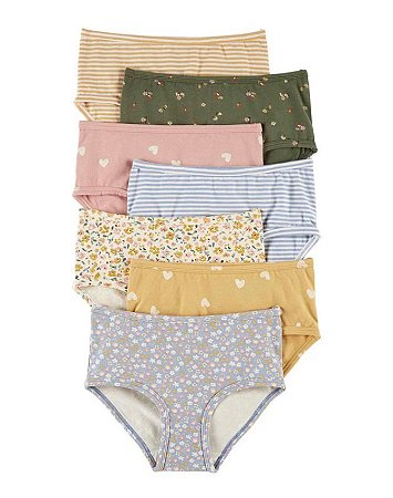 KIT CALCINHA 7 PEÇAS - CARTER´S FLORAL