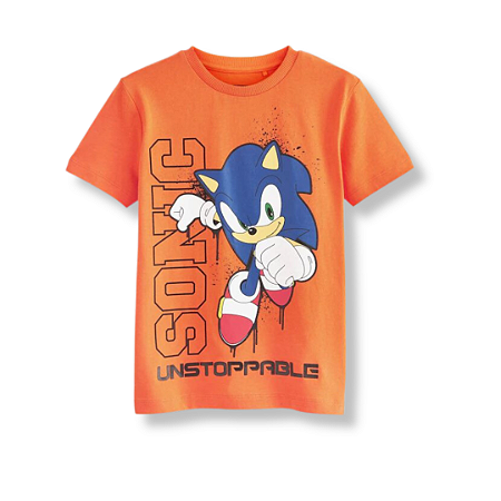 T-SHIRT SONIC NEXT - LARANJA