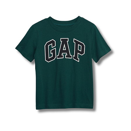 CAMISETA GAP - LOGO VERDE