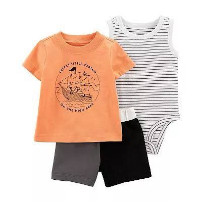 CONJUNTO VERÃO 3 PEÇAS CARTER´S - CIRI PIRATA
