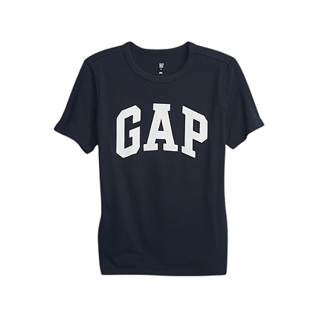 CAMISETA GAP LOGO AZUL MARINHO