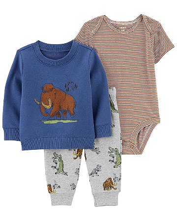 CONJUNTO INVERNO 3 PEÇAS CARTER´S MAMUT