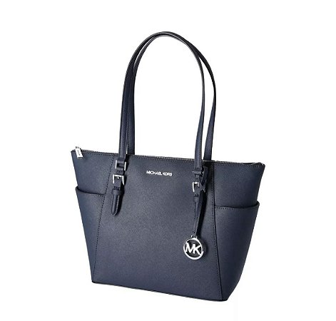 BOLSA MICHAEL KORS CHARLOTTE AZUL MARINHO
