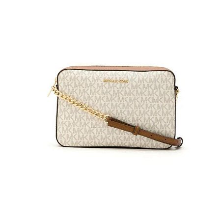BOLSA MICHAEL KORS JET SET TRANSVERSAL VANILLA