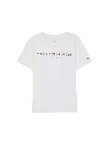 CAMISETA TOMMY HILFIGER BRANCA MANGA CURTA EST 1985