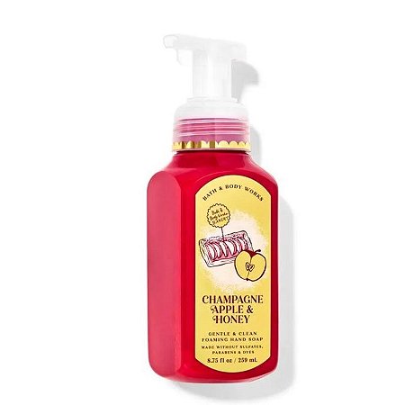 SABONETE EM ESPUMA PARA MÃOS  APPLE E HONEY BATH BODY  WORKS