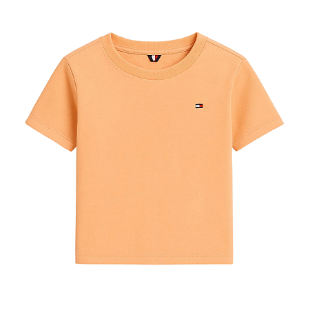 CAMISETA TOMMY HILFIGER INFANTIL TANGERINE